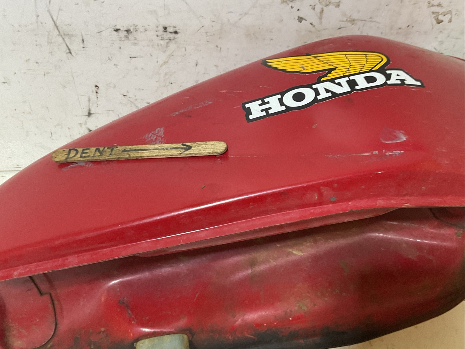 Honda XL 125-1974 Gas Tank- Inside Clean- Outside Dented