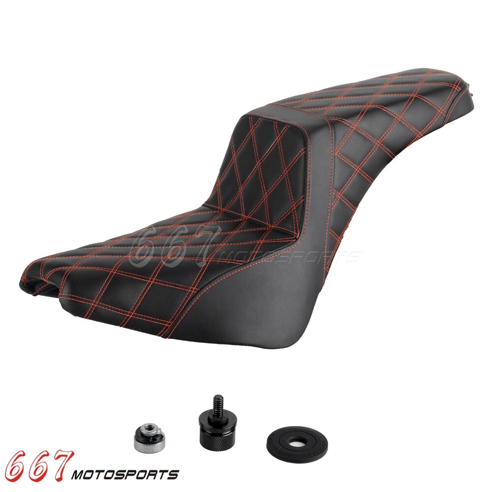 Gel Pad Passenger Driver LS 2-Up Seat For Harley Street Bob FXBB FXBBS 2018-2024