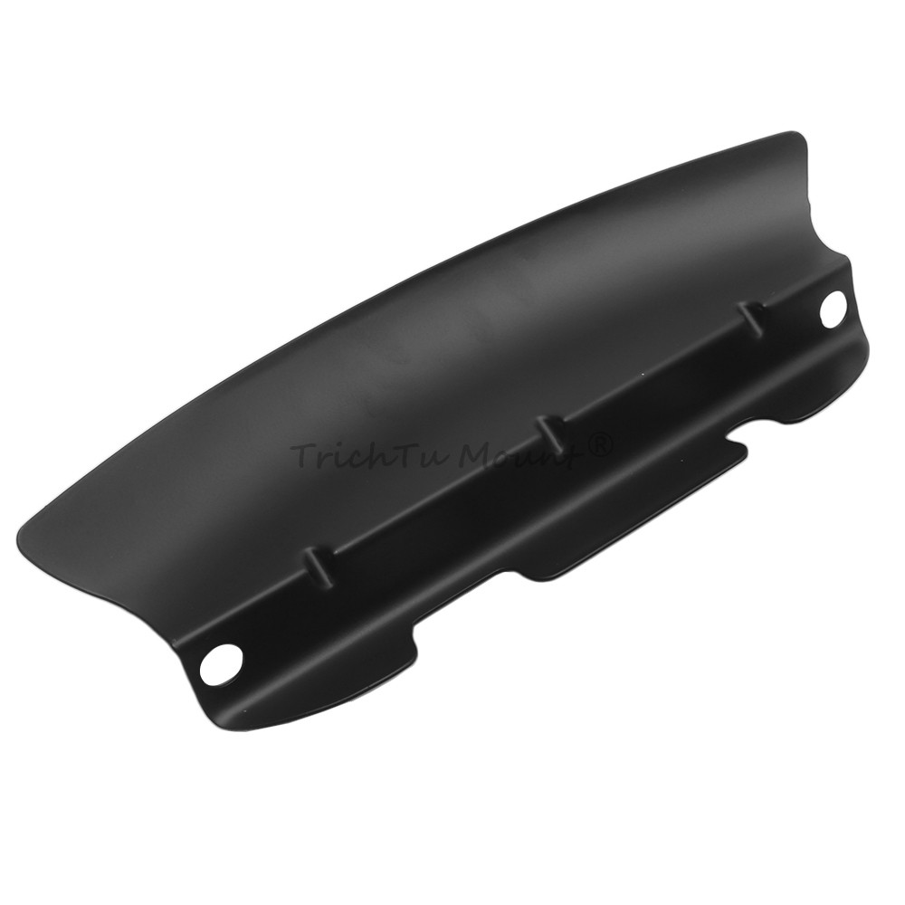 Black Lower Triple Tree Wind Deflector For Harley Road King Electra Glide 14-23