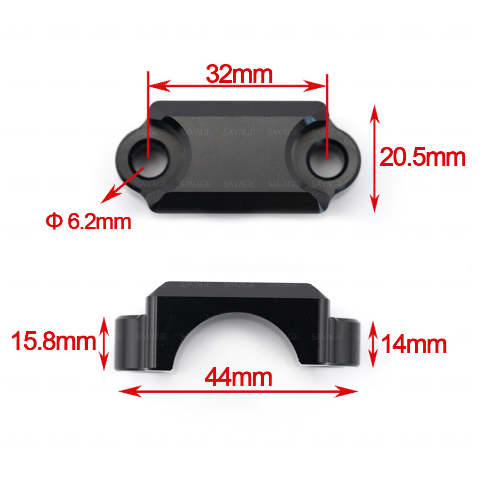 CRF LOGO Brake Master Cylinder Clamp Cover For HONDA CRF 150R 450R/X 250R/X/F/M