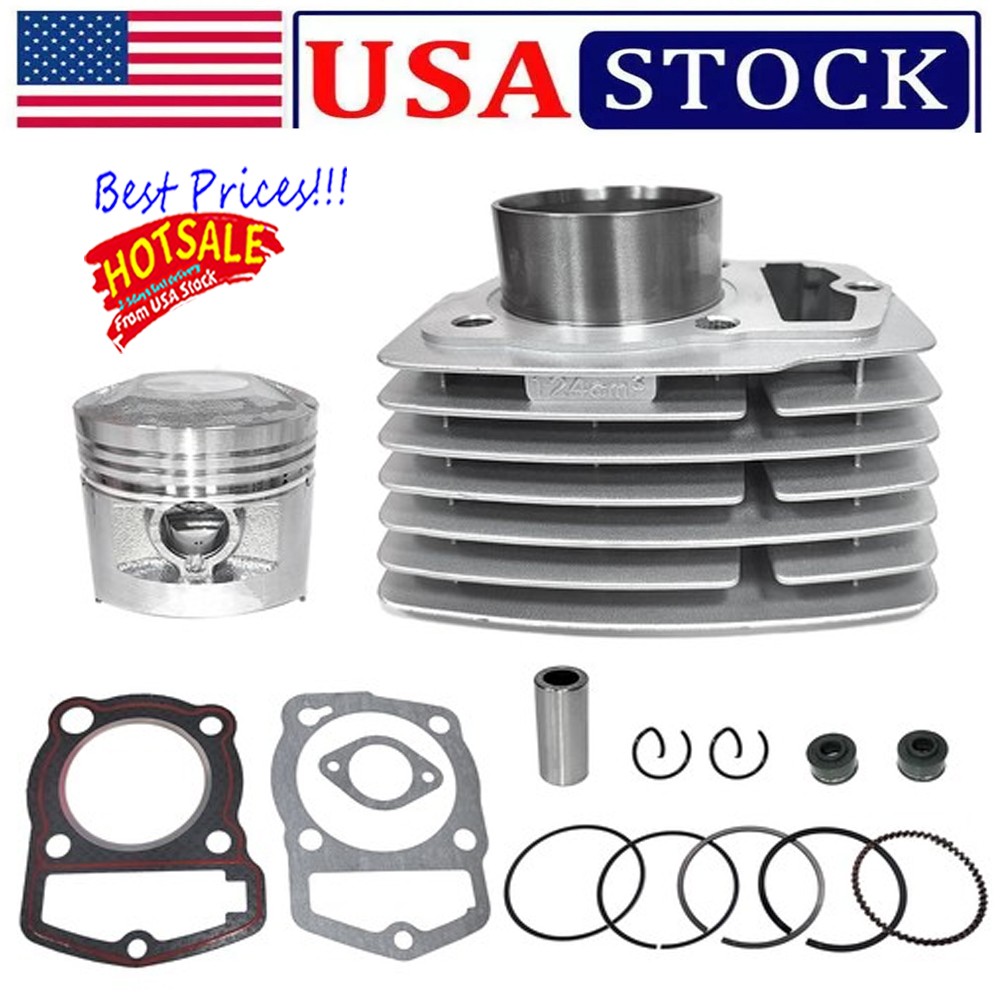 CYLINDER PISTON GASKETS TOP END KIT FOR HONDA CB125S CL125S SL125 XL125 TL125 US