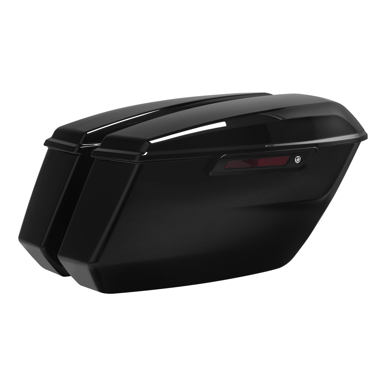 Vivid Black Saddlebags Saddle Bag Fit For Harley Street Road Glide 2024-2026