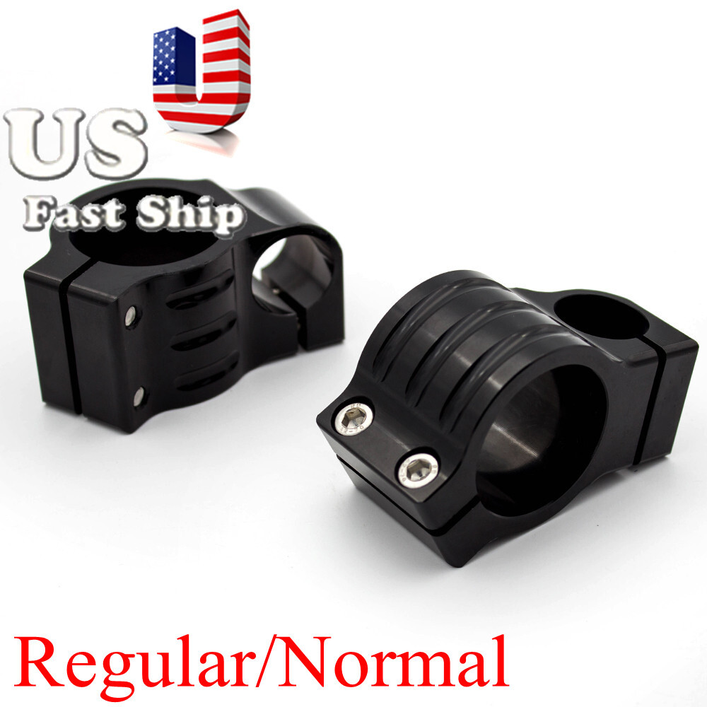 FXCNC 37mm Universal Fitk Tube Clip On Handlebar Head Mount Clamp Black Normal