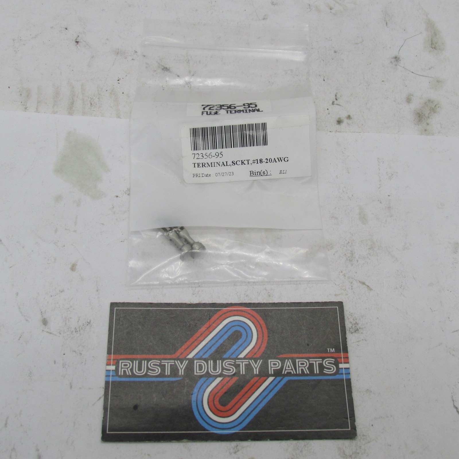 Lot of 2 Harley-Davidson OEM NOS 18-20 AWG Fuse Socket Terminals 72356-95