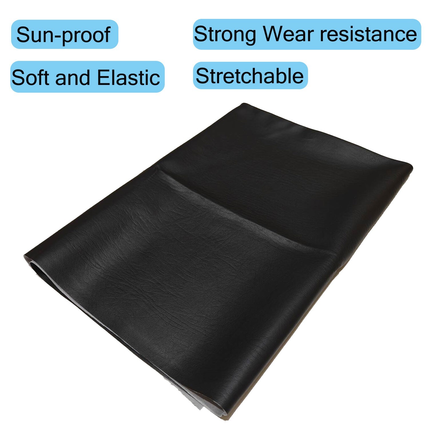 Universal DIY Motorcycle Scooter ATV Seat PU Leather Cover Covers Waterproof