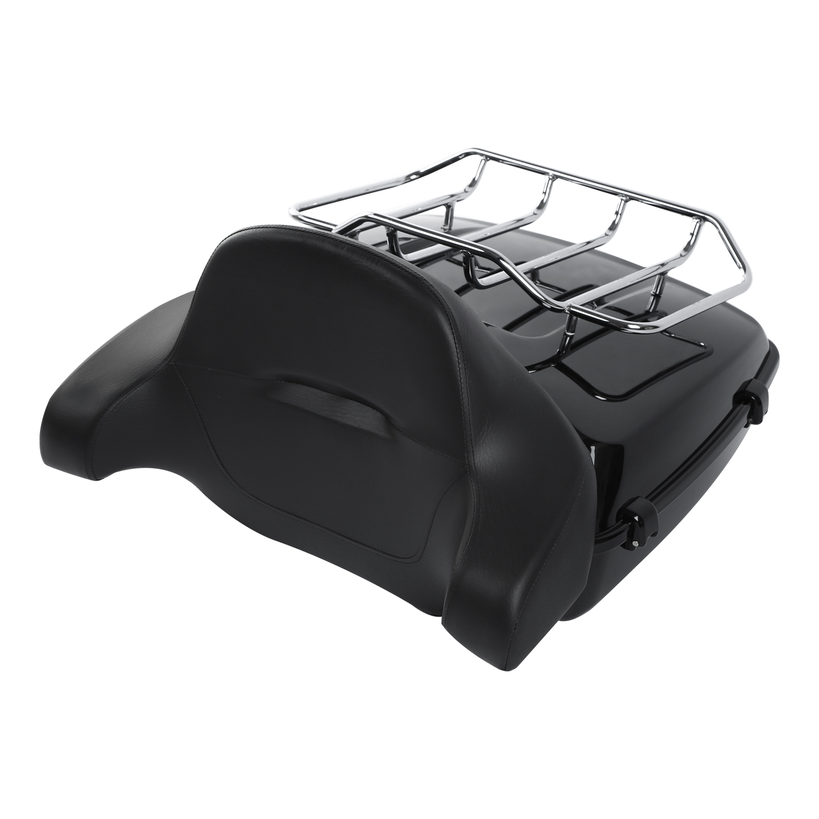 Chopped Trunk Pad W/ Top Rack Mount Plate Fit For Harley Touring Glide 2014-2026