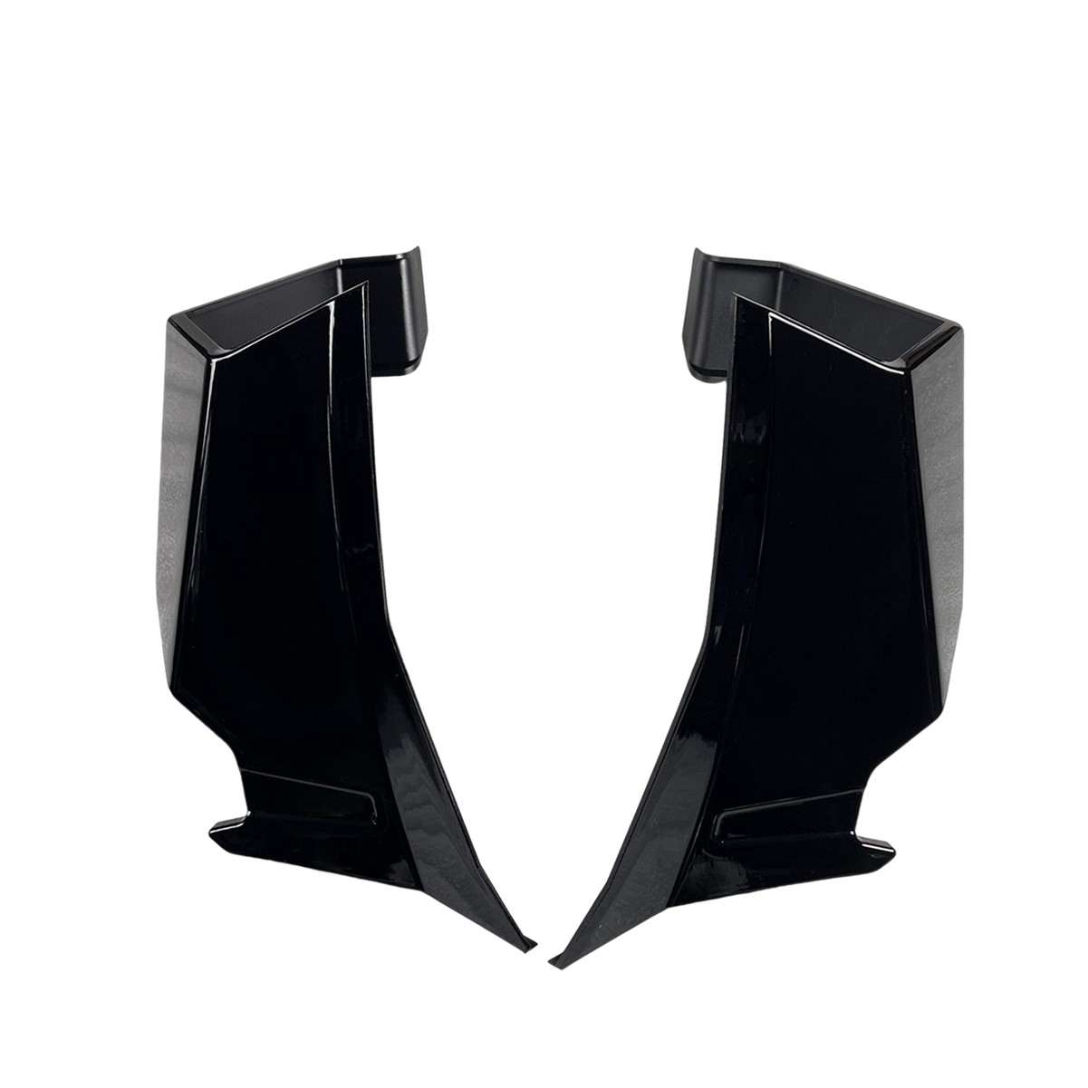 Side Winglets Wing Spoiler Fairing Black Matte For Honda CBR650R 2019-2026