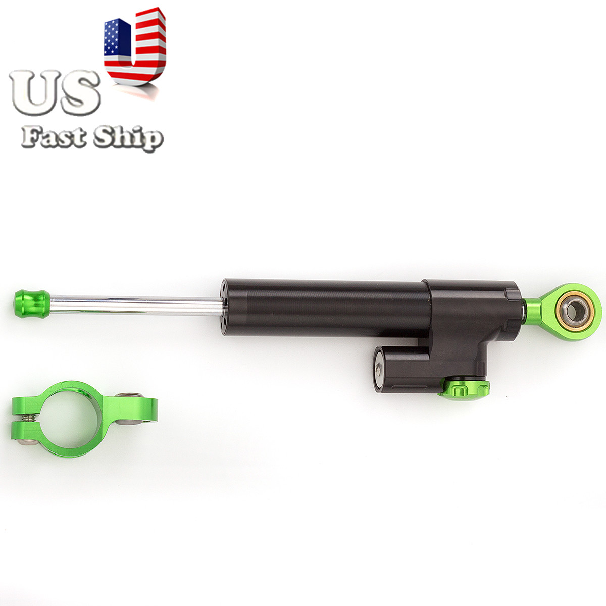 CNC Steering Stabilizer Damper Linear For VERSYS 650 1000 Z300 Z250 ER6N ZX14