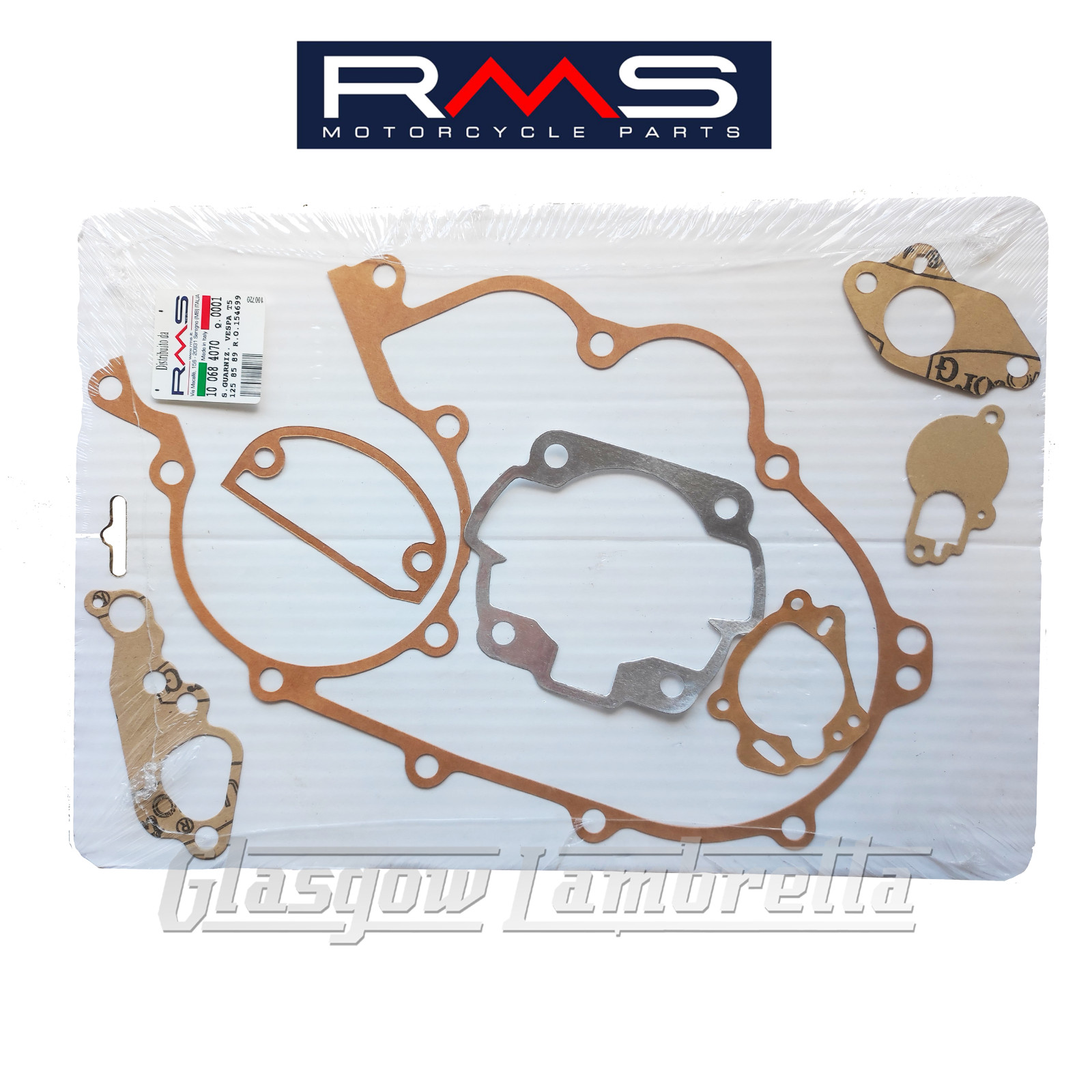 Vespa T5 Scooter Italian COMPLETE ENGINE GASKET SET Top Quality by RMS