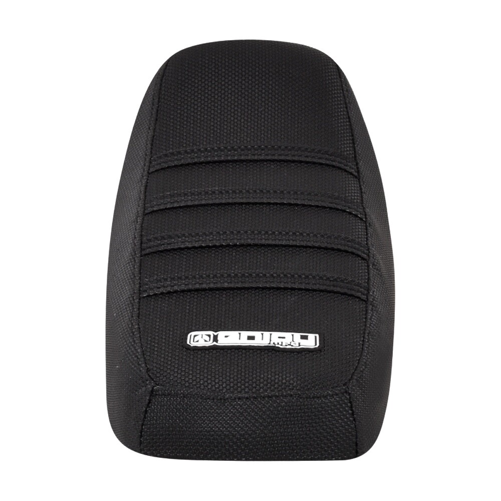 Sur Ron MX X Gripper Seat Cover by Enjoy Mfg ALL BLACK w/ BLACK Ribs #349