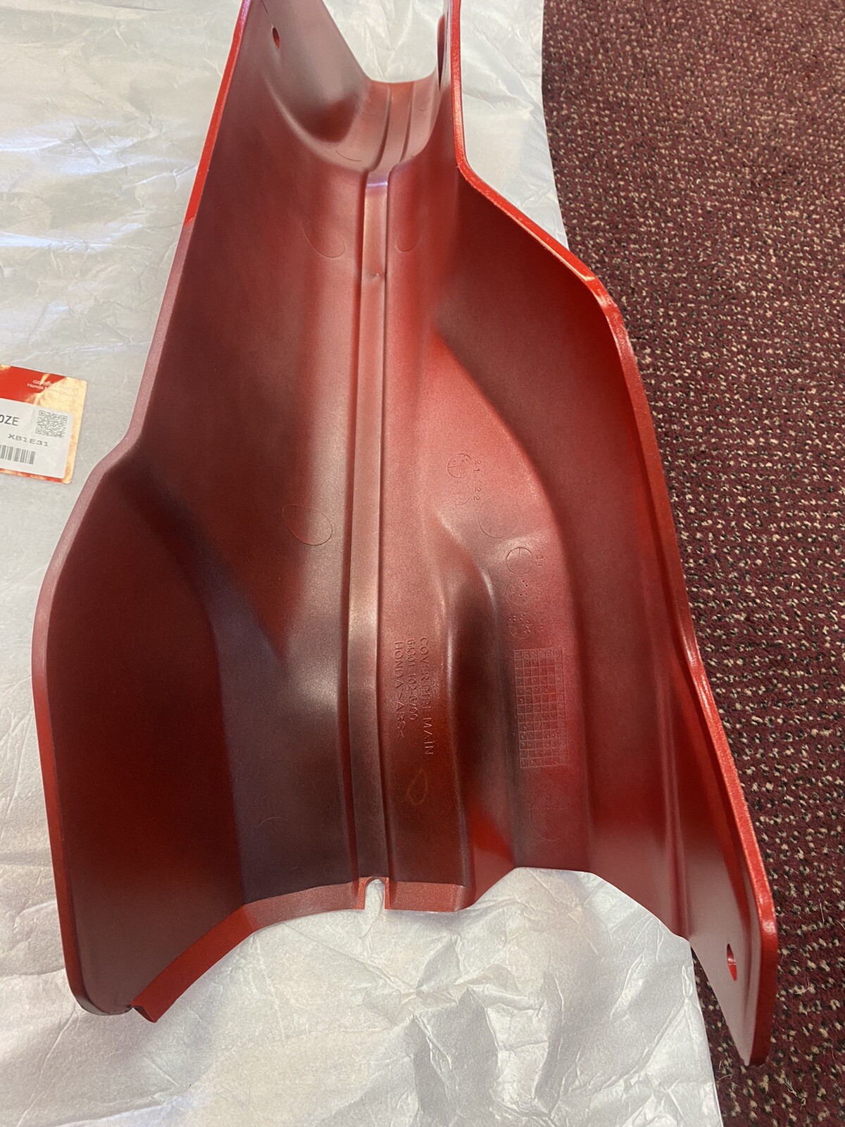 OEM Honda Monza Red Frame Shroud Cover Plastic Trail 90 Trail110 CT90 CT110 R110