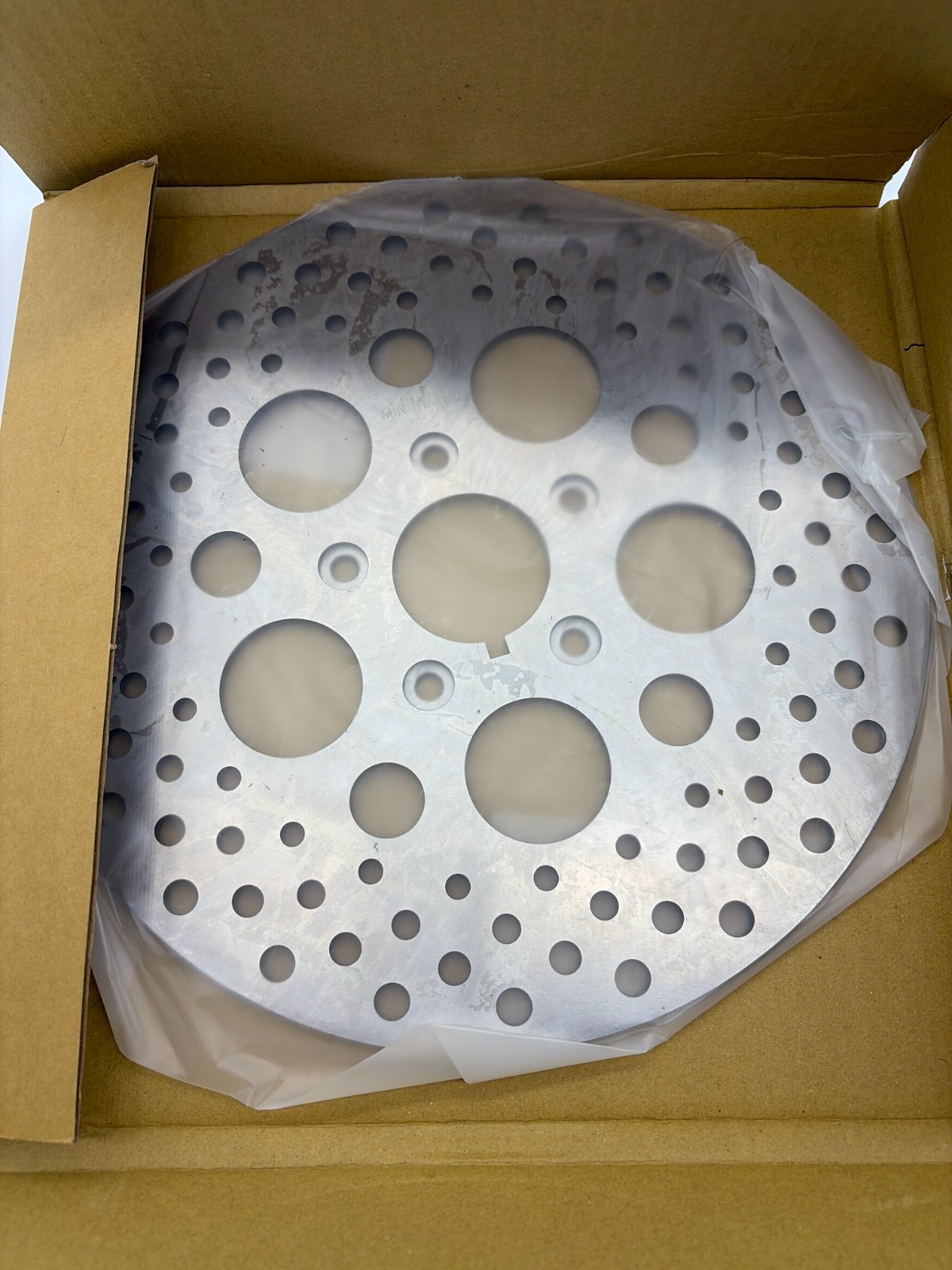 Harley-Davidson / Cycle Standard Drilled Stainless Brake Rotor – Part # 44136-92