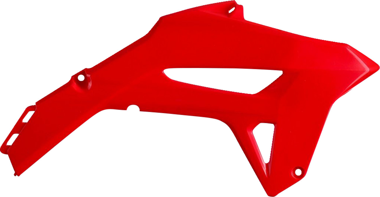 Polisport Radiator Cover Replacement Red IPD DGP 2021-2024 Honda CRF250R CRF450R