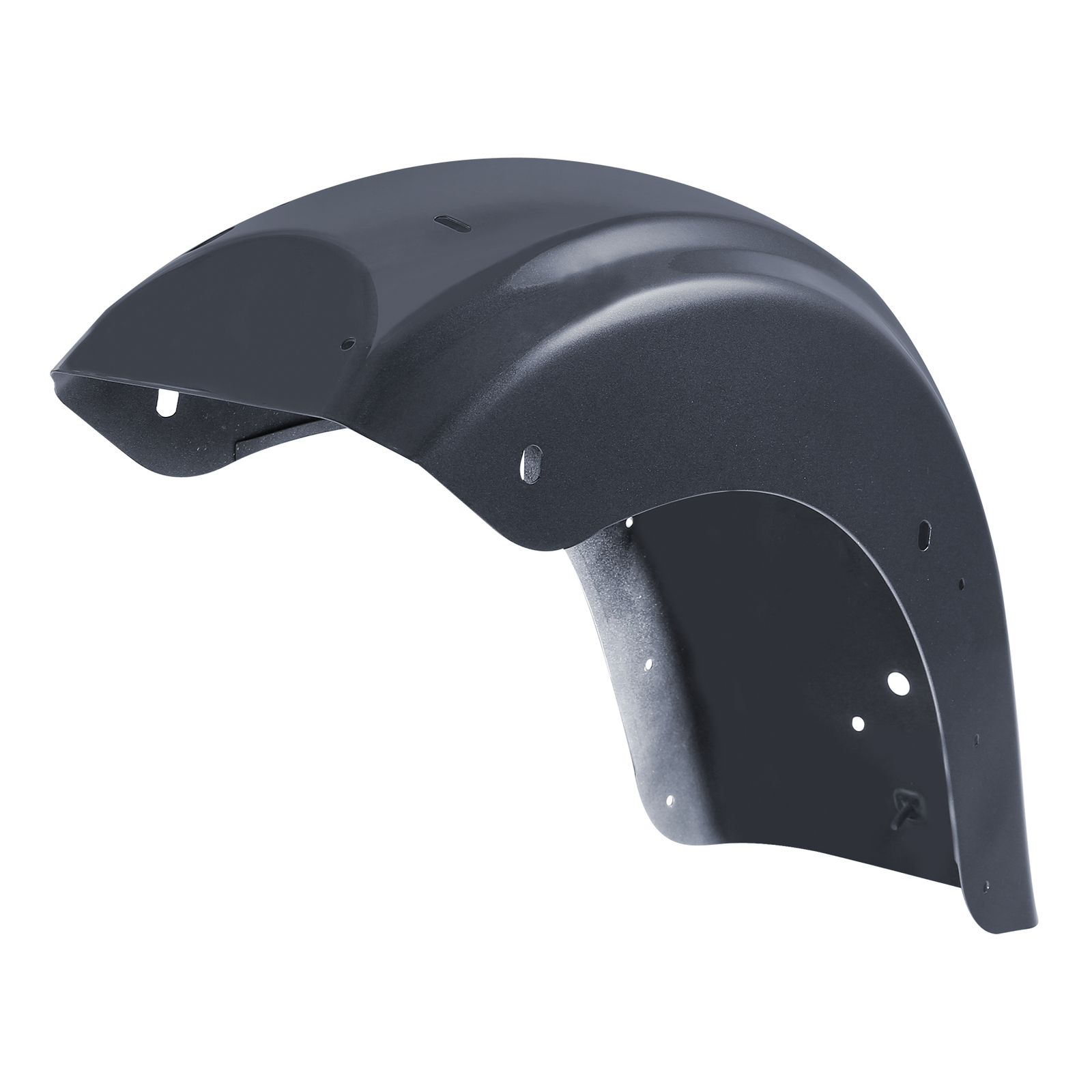 Rear Fender Fit For Harley Street Glide 2009+ Charred Steel & Lightning Silver