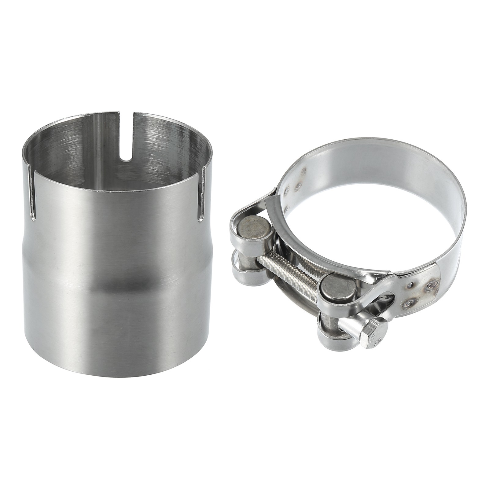 Universal 51-54mm Motorcycle Exhaust Pipe Adapter Connector Muffler Pack of 1