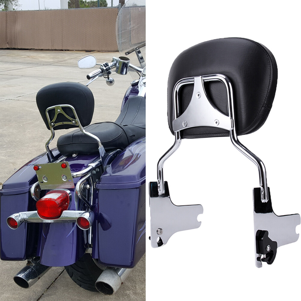 Passenger Backrest Sissy bar / Docking Hardware Fit For Harley Touring 1997-2008