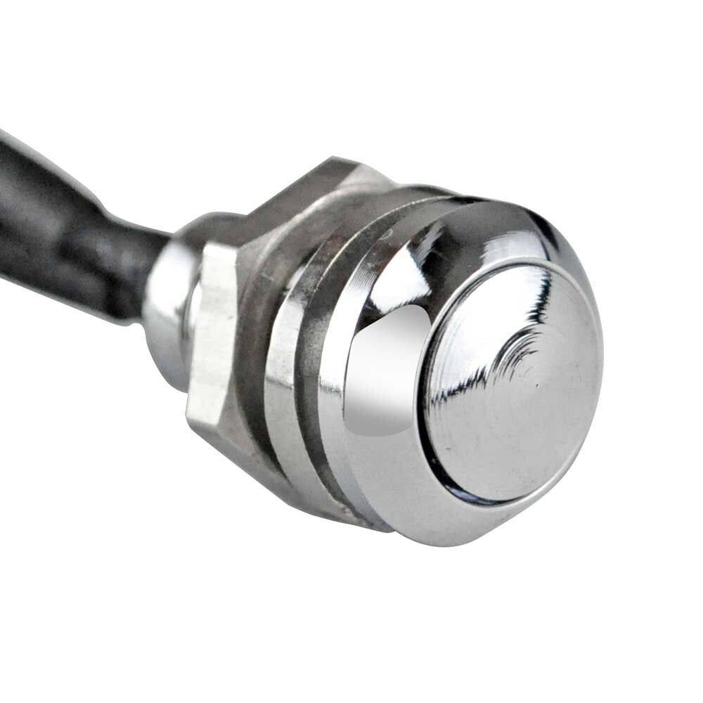 Momentary Push-Button Switch for Motorcycle Handlebars or Flat Surfaces