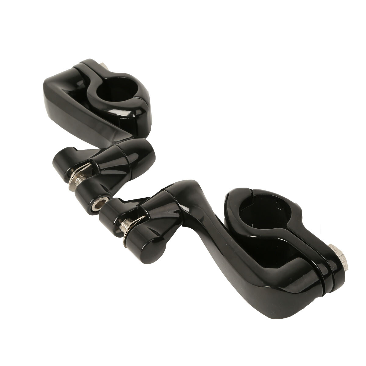 1-1/4″ 360 Degree Adjustable Highway Foot Peg Mounting Kit Fit For Harley