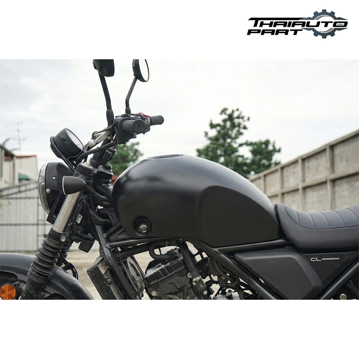 Cover Fuel Oil Tank Matte Black For Honda SCL CL300 CL500 2023-2025