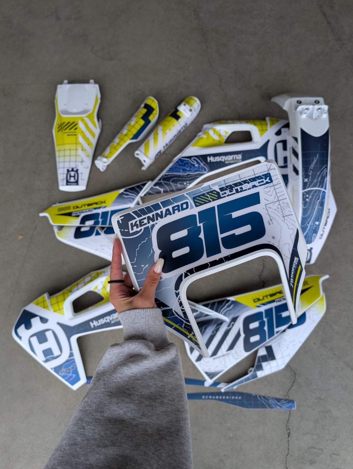 Plastics + Graphics Husqvarna TE FE 2020 2021 2022 2023