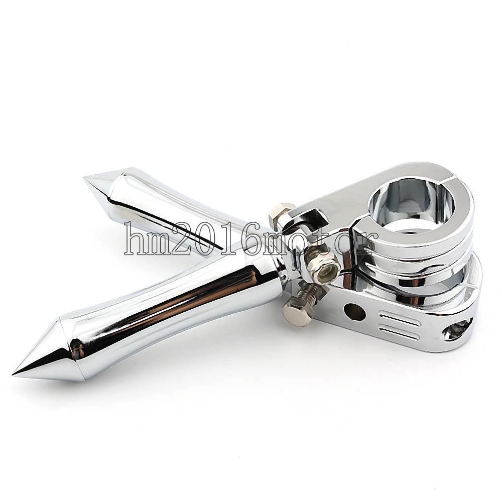 1.5 inch 1-1/2″ Crash Bar Engine Guard Highway Foot Pegs For Harley Davidson