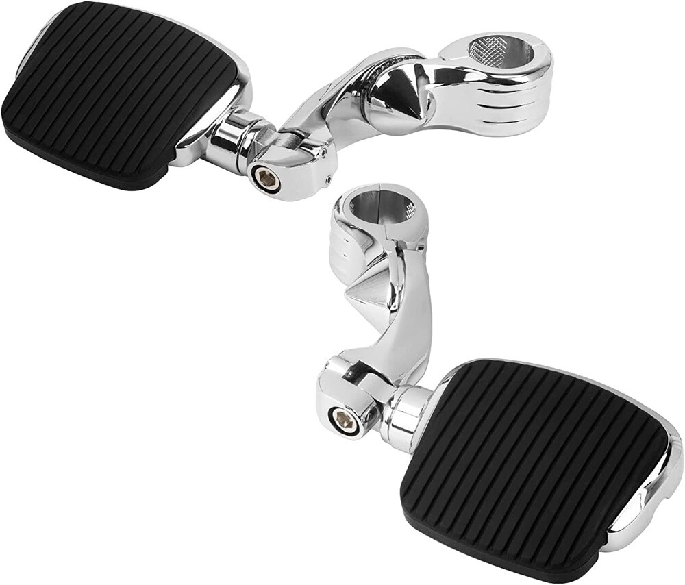 New Foot Pegs Rest Pedal 1.25″ Highway For Harley Touring Sportster Softail Dyna