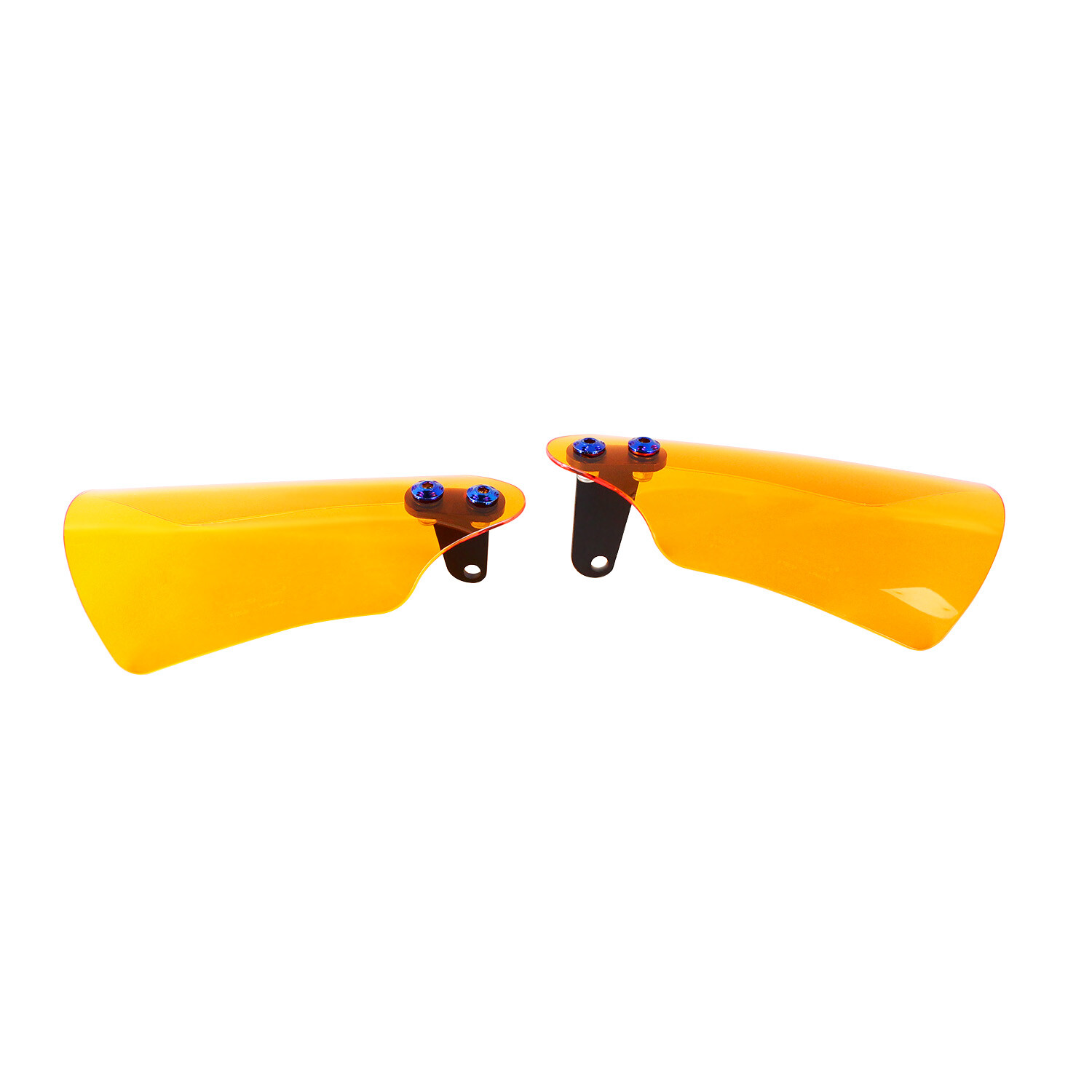 Orange Hand Guard Shield for Harley Touring Road Street Glide Road King FLHT FLH