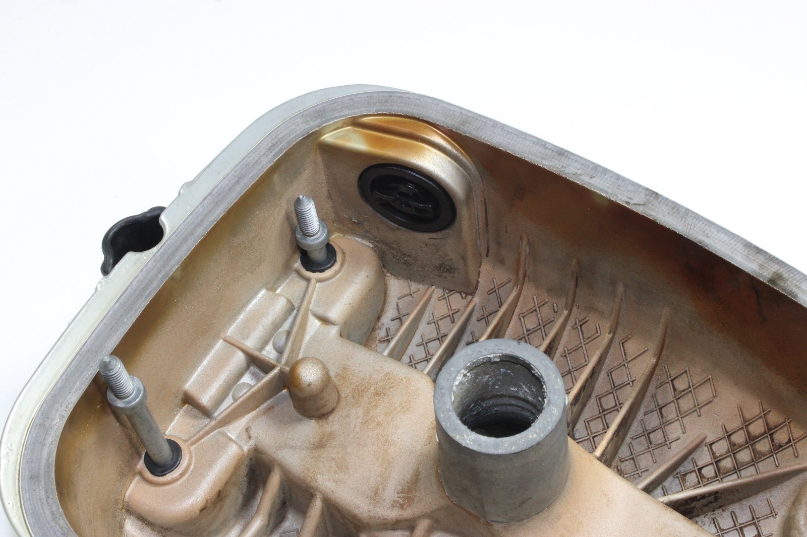 2001 97-06 BMW R1150GS R 1150 GS LEFT VALVE COVER AND GUARD HARDWARE