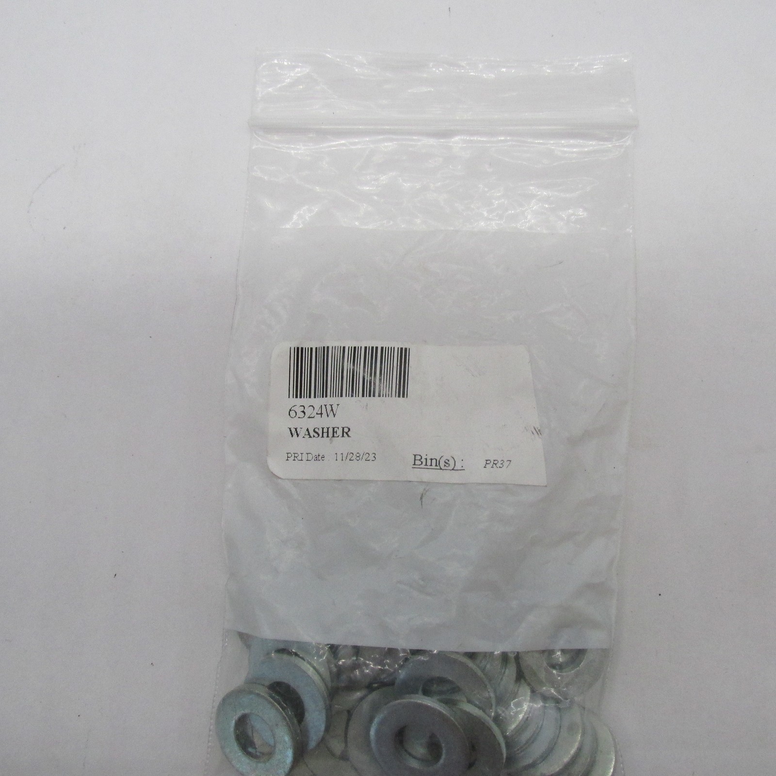 Lot of 37 Steel Washers 5/16 inch X 11/16 inch X 3/32 inch 6324W