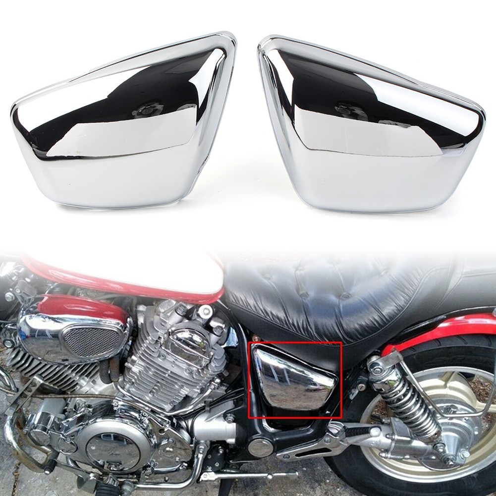 2 Pcs Left & Right Side Panel Cover For Yamaha 700 750 1000 1100 Virago 1984-Up