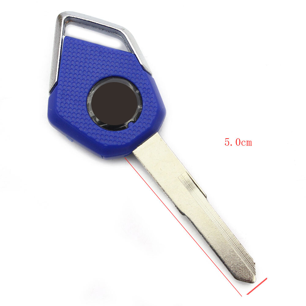 1PC Motorcycle Blank Key Blade For KAWASAKI H2/H2R Uncut Blade Plastic+Metal