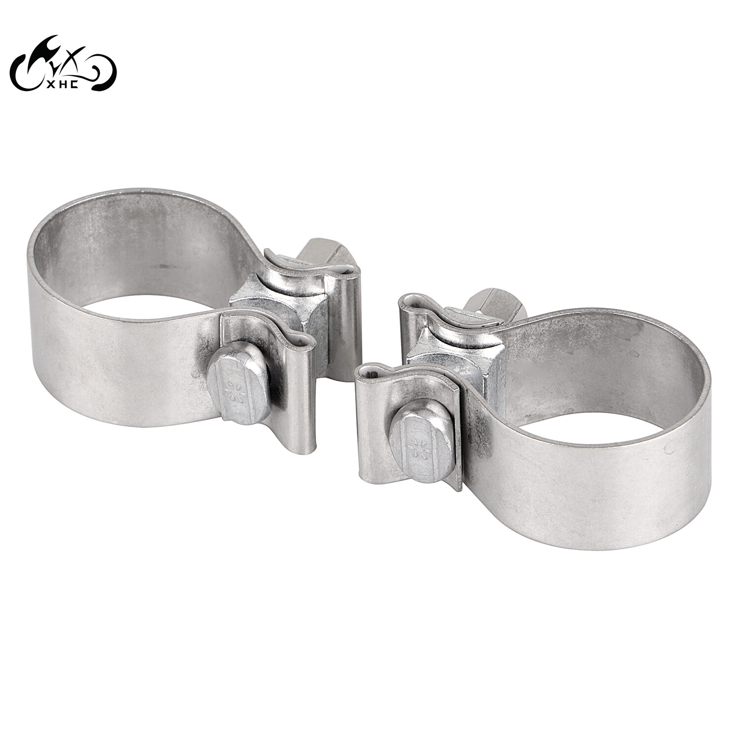2x 1.75″ Exhaust Clamp on Headers For Harley Touring Road King Glide Ultra FLTRU