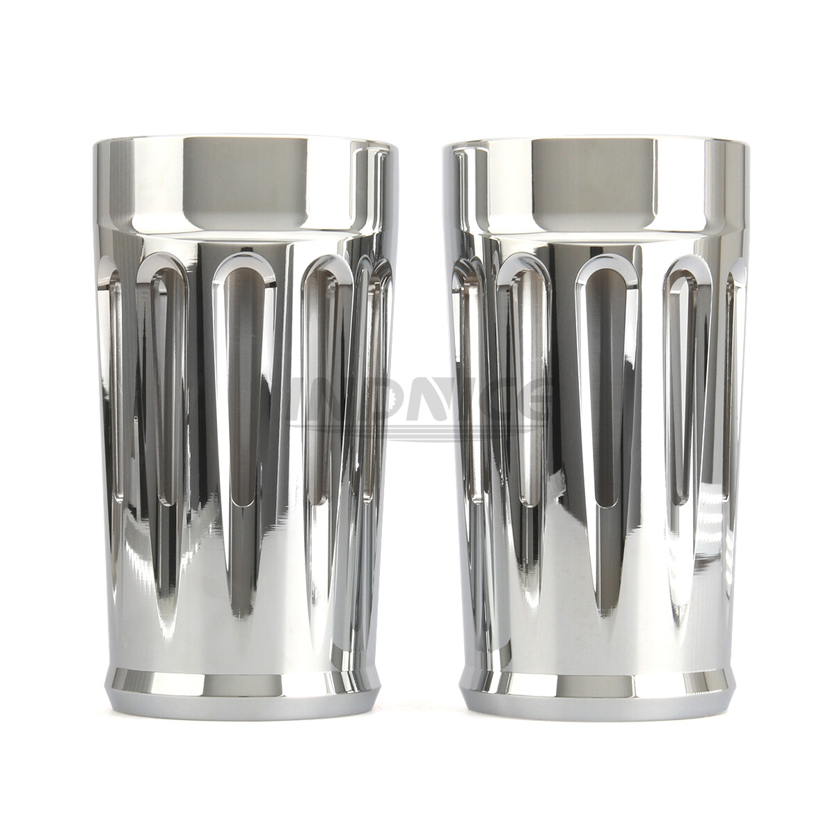FORK SLIDER COVER CHROME For Harley Touring Road King Tri Glide FLHTCUTG 80-19