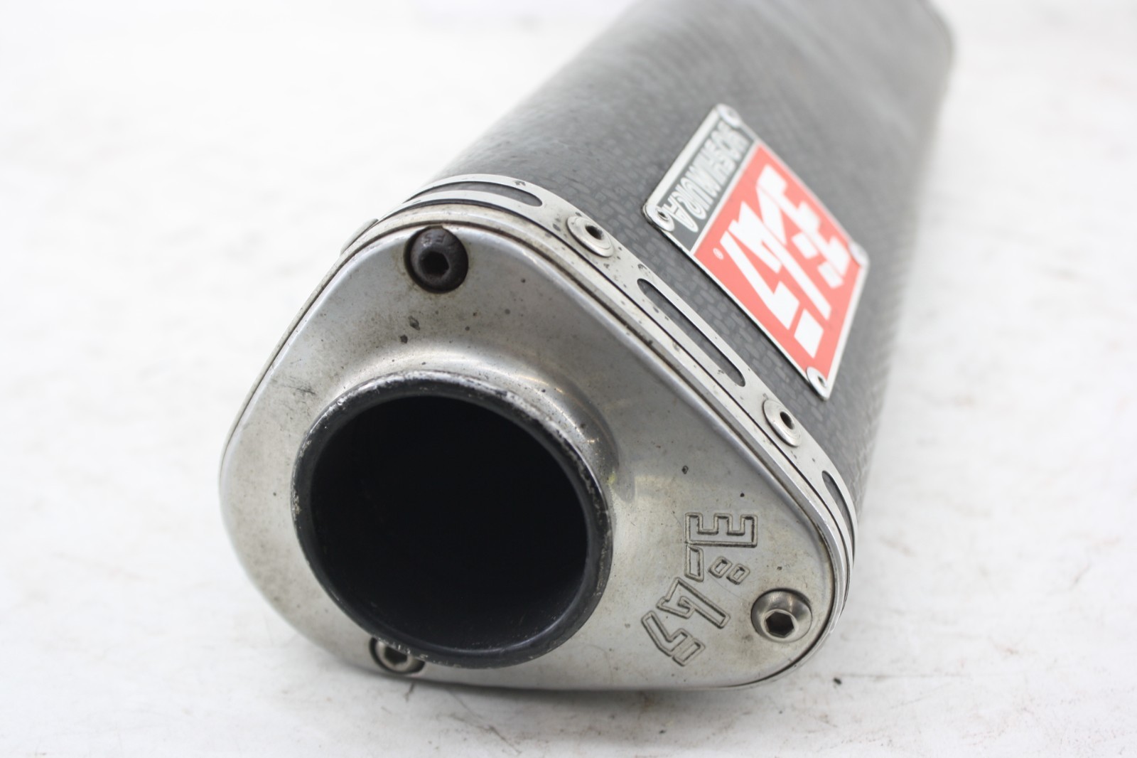YOSHIMURA TRS CARBON FIBER EXHAUST LEFT SLIP-ON YAMAHA YZF R1 2004 2005 2006