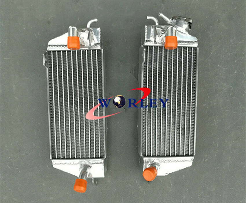 L&R FULL Aluminum Alloy Radiator FOR Husqvarna WRK125 WMX125 1987 1988 87 88 NEW