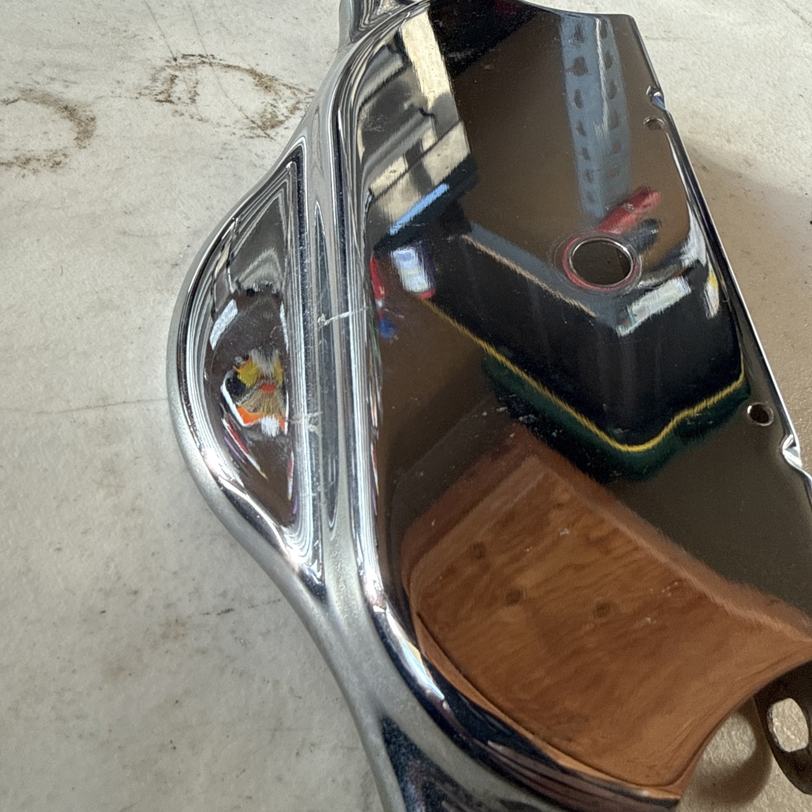Harley Street Glide CVO Front Fork Triple Tree Trim Cover – CHROME