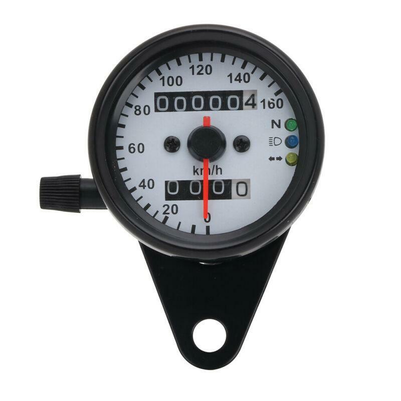 New 0-160 km/h LED Speedometer Odometer Meter Gauge DC 12V Universal Motorcycle