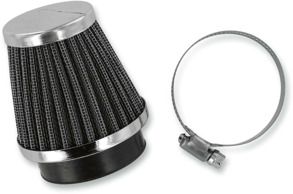 52mm Emgo 12-55752 Tapered POD Universal Clamp-On Air Filter Cleaner – Chrome