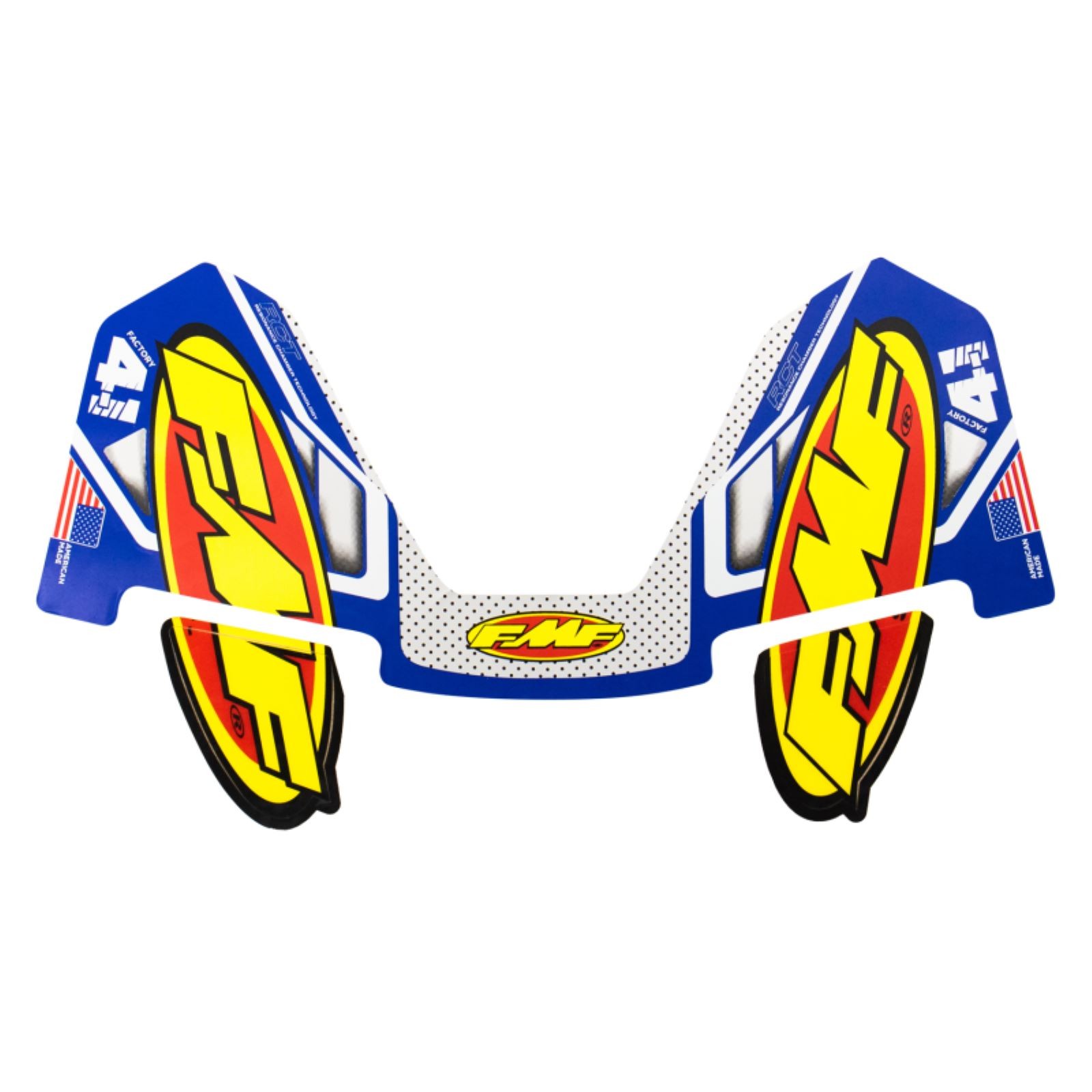 FMF Racing Replacement Decals – 2020 Blue Logo Kit 014849