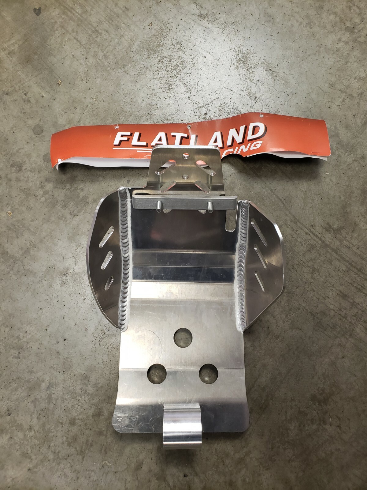 Flatland Racing Aluminum Skid Plate 17-20 KTM/Husky 250/300 XC/XCW/TX #24-77