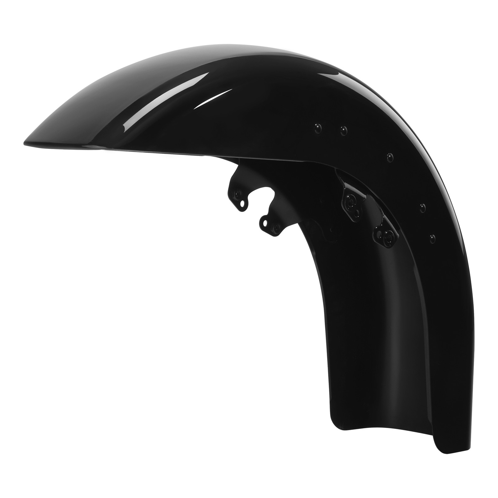Vivid Black Front Fender Fit For Harley Street Glide Special Road Glide 14-24 20
