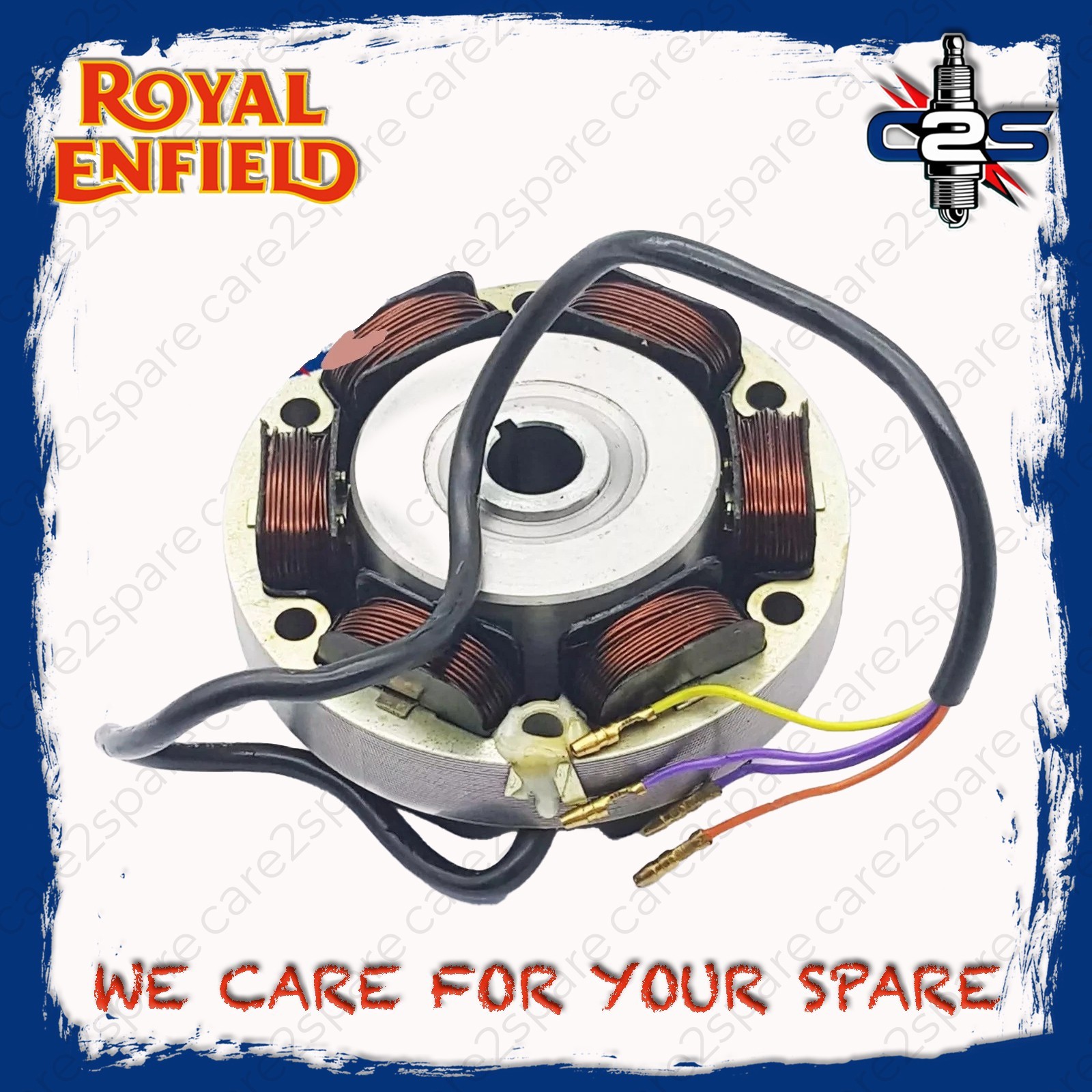 4 Wire 12V AC DC Alternator for Royal Enfield Bullet 350 1955 Bullet 500 2000