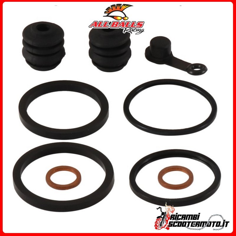 FRONT BRAKE CALIPER OVERHAUL KIT ALL BALLS YAMAHA XVS 95C BOLT 2016 18-3088#1