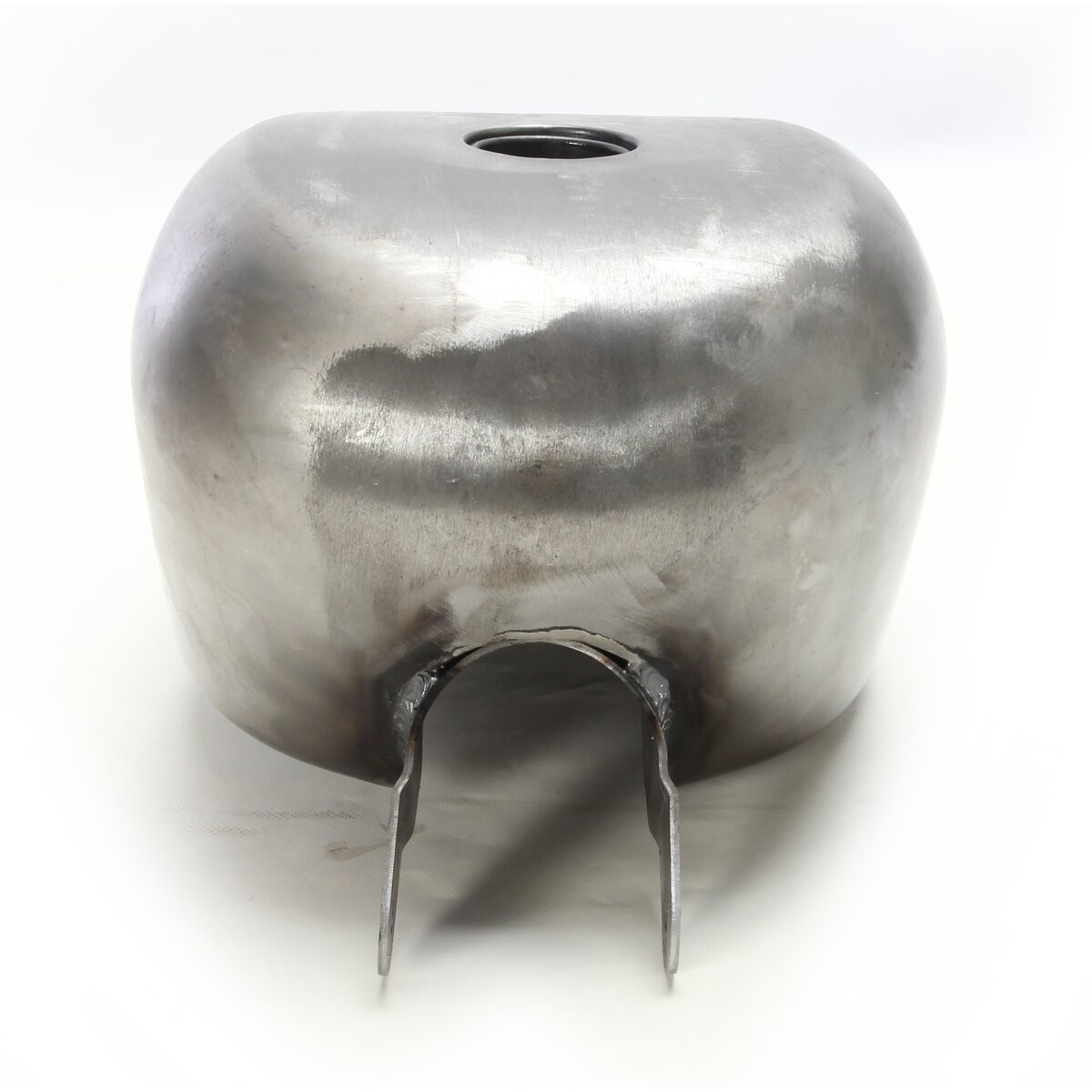 Drag Specialties Raw Smooth Peanut Style Custom Gas Tank (3 gal.) – 0701-0838