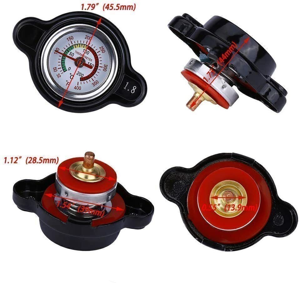 New 1.8 High Pressure Radiator Cap Temperature Gauge For HONDA CRF450R best