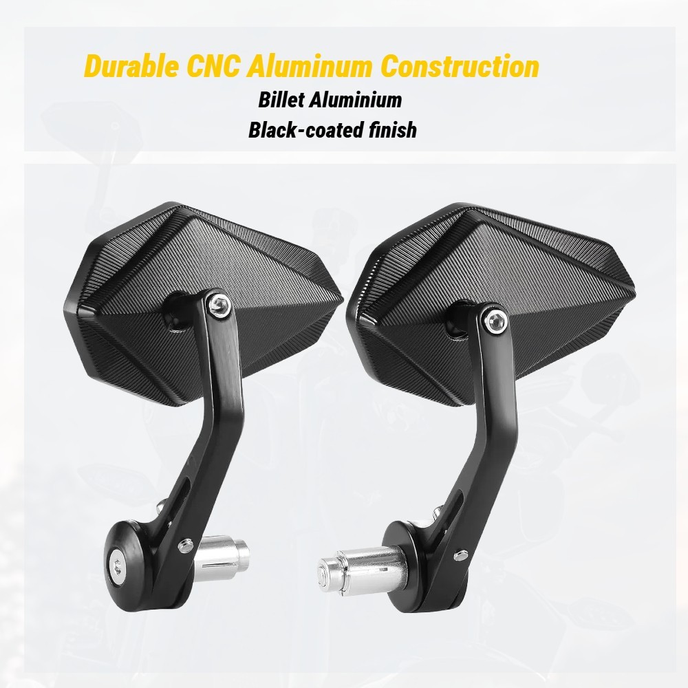 Pair of 7/8″ Handlebar CNC Aluminum Side Mirrors for Suzuki 2004-2017 Vstrom 650
