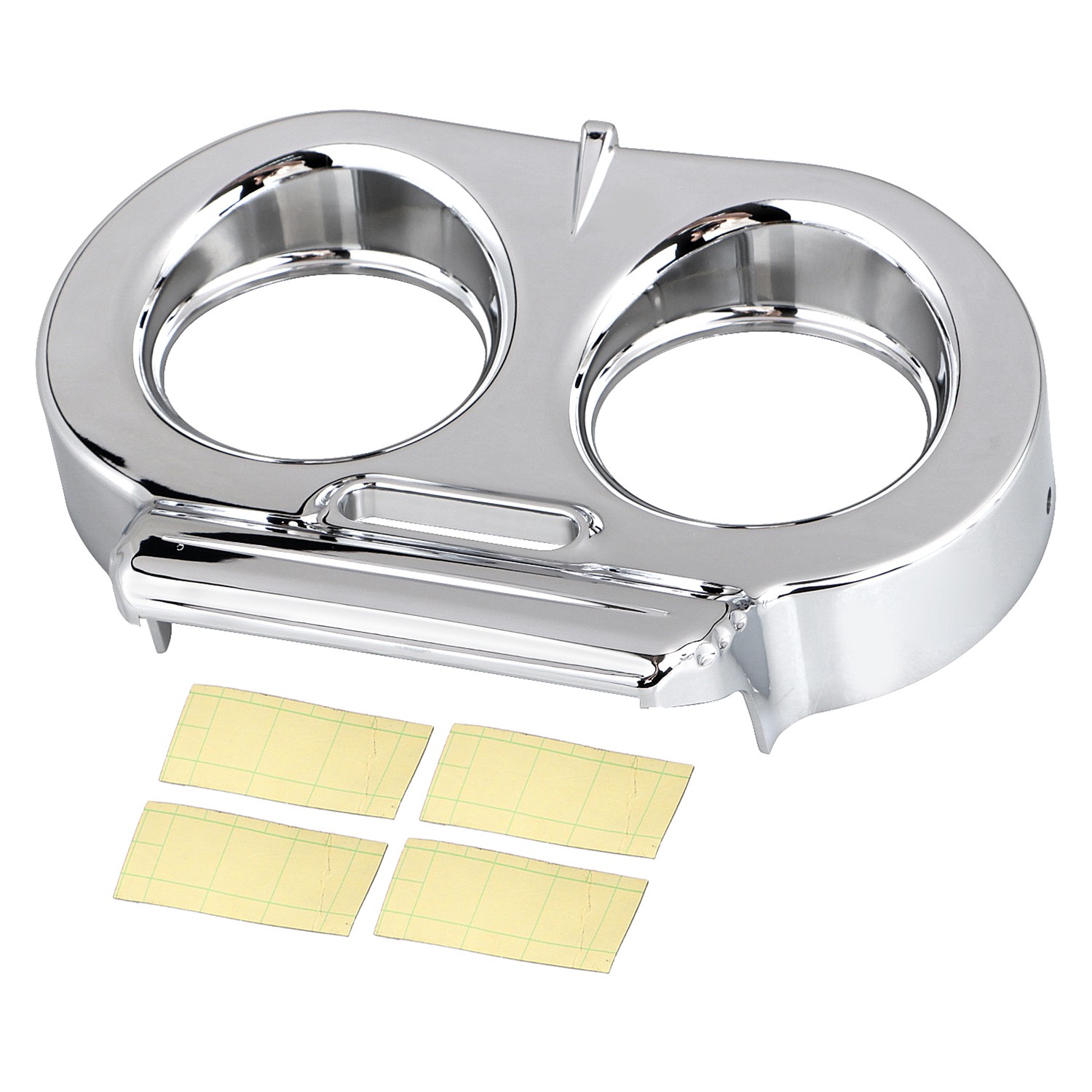 Chrome ABS Gauge Cover Nacelle Housing Fairing For Harley Road Glide 1998-2013