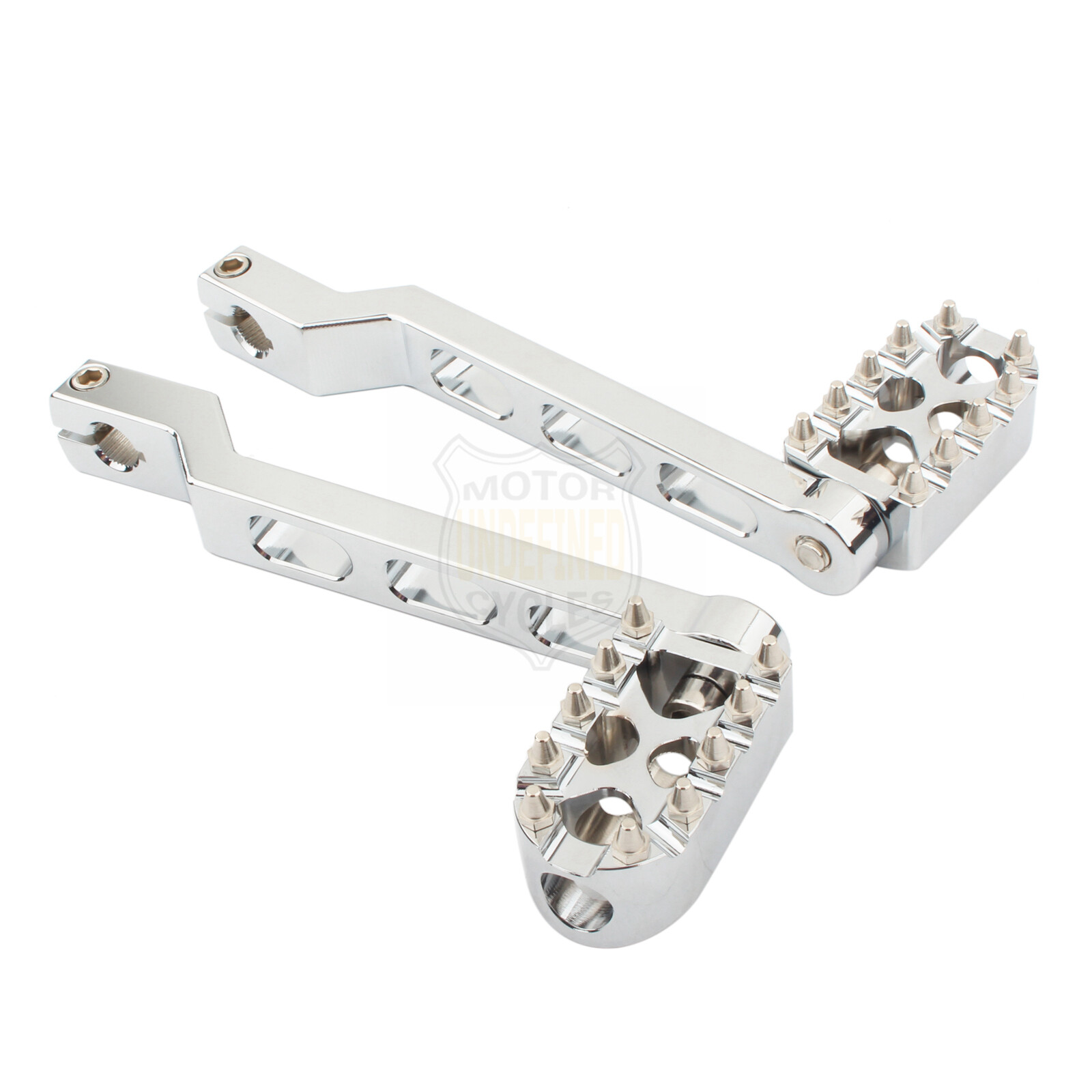 Chrome MX Footboards Footpegs Shift Peg Lever For Harley Touring Road Glide