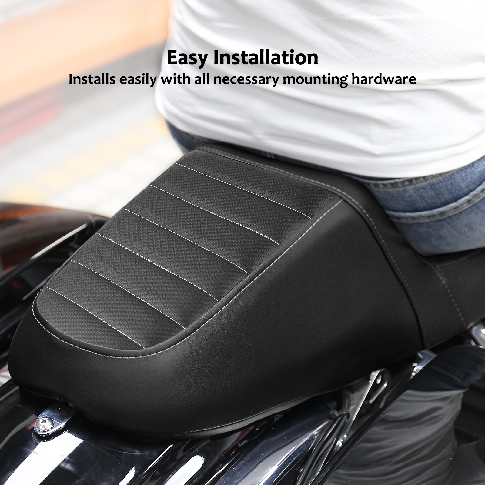 For Harley Street Glide Special FLHXS 2014-2023 Gel Driver Passenger Seat Pad