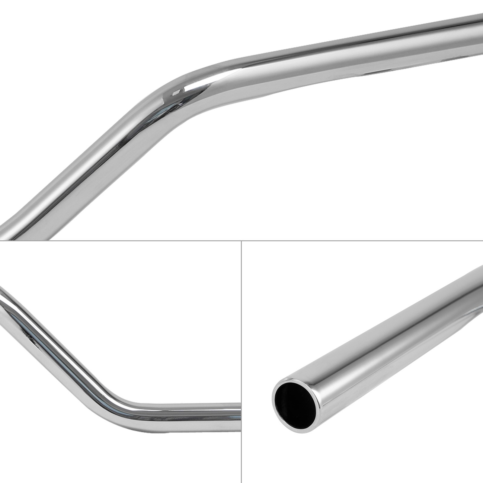 Chrome 5” Rise Bar Ape Hanger Handlebar 1inch 1″ 25mm Fit For Harley Softail US